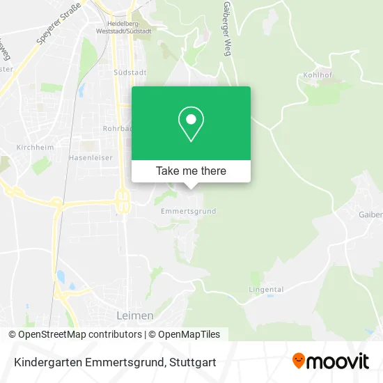 Карта Kindergarten Emmertsgrund