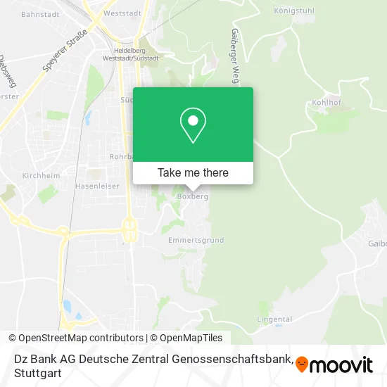 Карта Dz Bank AG Deutsche Zentral Genossenschaftsbank