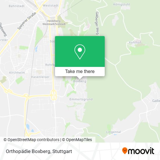 Карта Orthopädie Boxberg