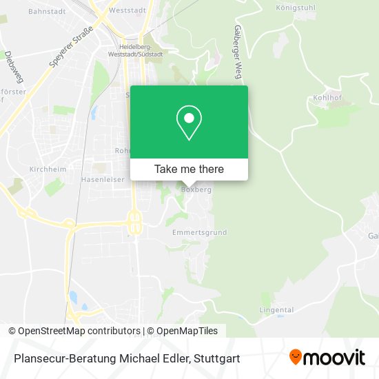 Plansecur-Beratung Michael Edler map
