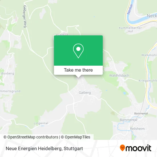 Карта Neue Energien Heidelberg