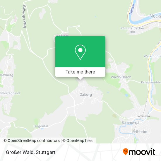 Карта Großer Wald
