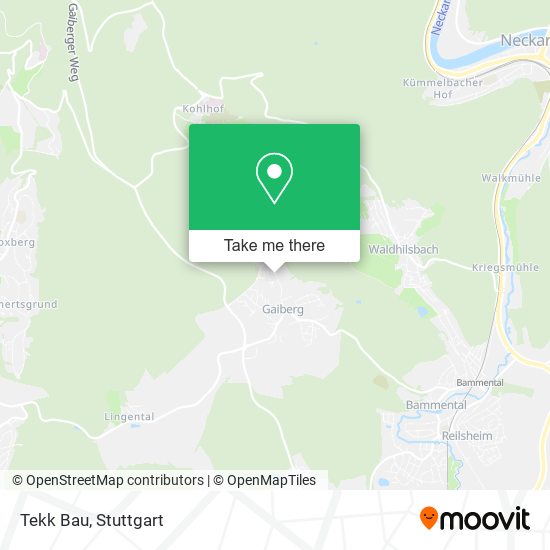 Карта Tekk Bau