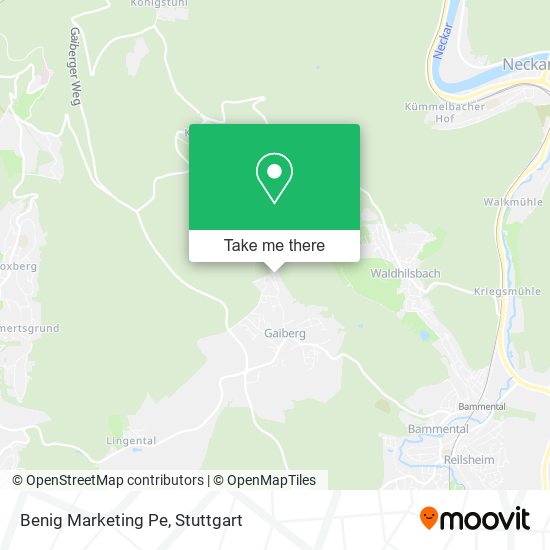 Карта Benig Marketing Pe