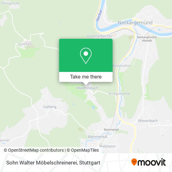 Sohn Walter Möbelschreinerei map