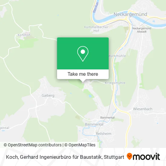 Карта Koch, Gerhard Ingenieurbüro für Baustatik