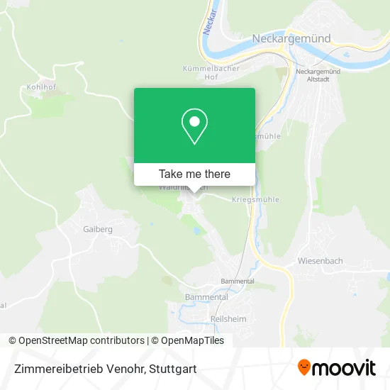 Карта Zimmereibetrieb Venohr