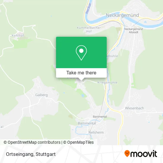 Карта Ortseingang