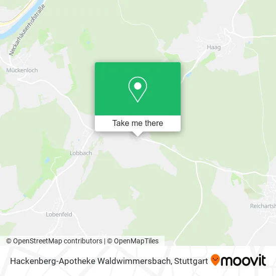 Карта Hackenberg-Apotheke Waldwimmersbach