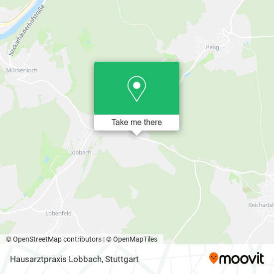 Hausarztpraxis Lobbach map