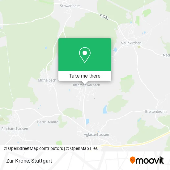 Карта Zur Krone