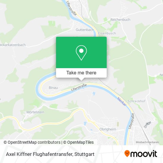 Axel Kiffner Flughafentransfer map