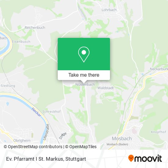 Ev. Pfarramt I St. Markus map