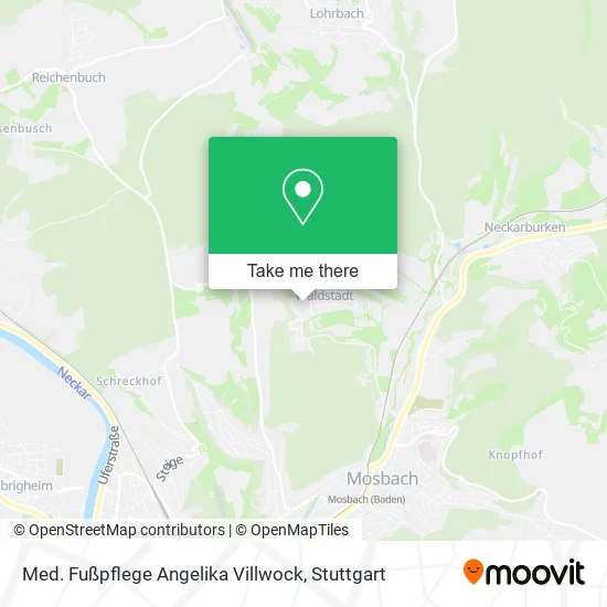 Карта Med. Fußpflege Angelika Villwock