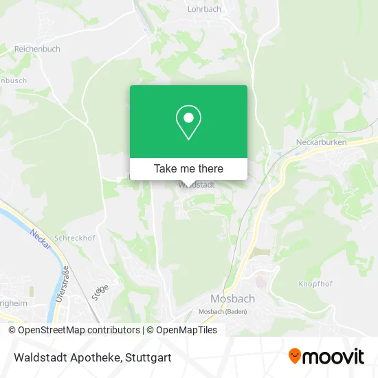 Карта Waldstadt Apotheke