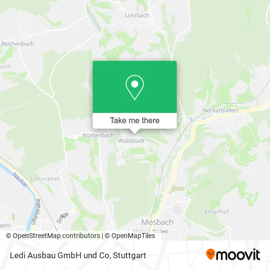 Карта Ledi Ausbau GmbH und Co