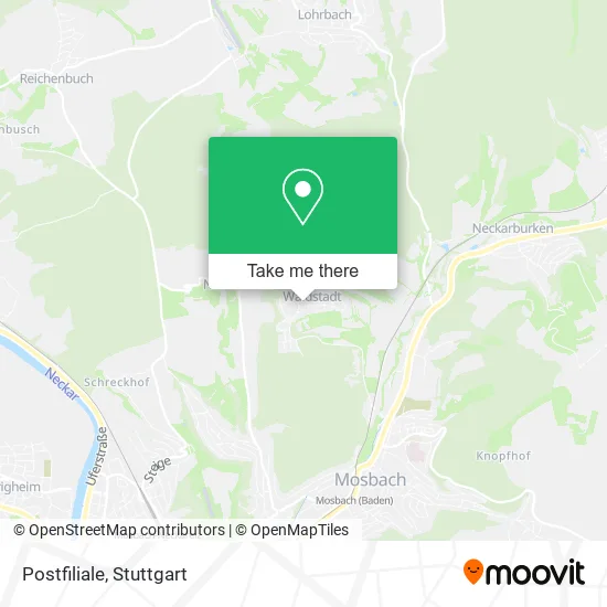 Карта Postfiliale