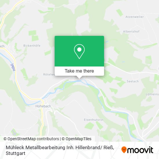 Mühleck Metallbearbeitung Inh. Hillenbrand/ Rieß map