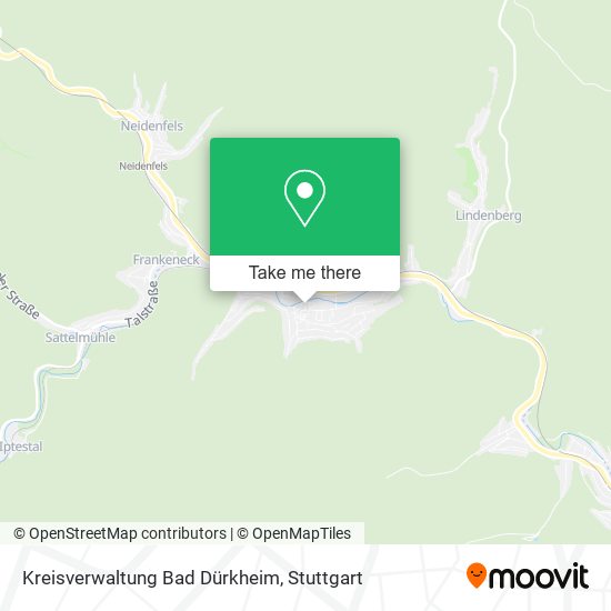 Карта Kreisverwaltung Bad Dürkheim