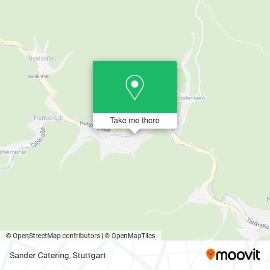 Sander Catering map