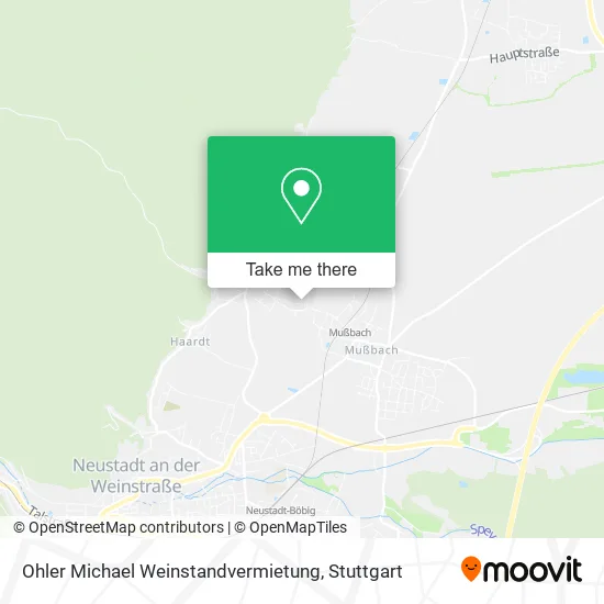 Карта Ohler Michael Weinstandvermietung