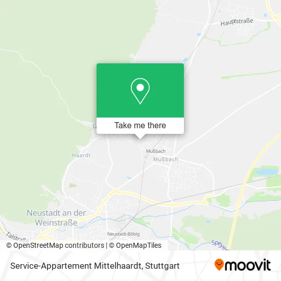 Карта Service-Appartement Mittelhaardt
