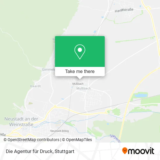 Карта Die Agentur für Druck