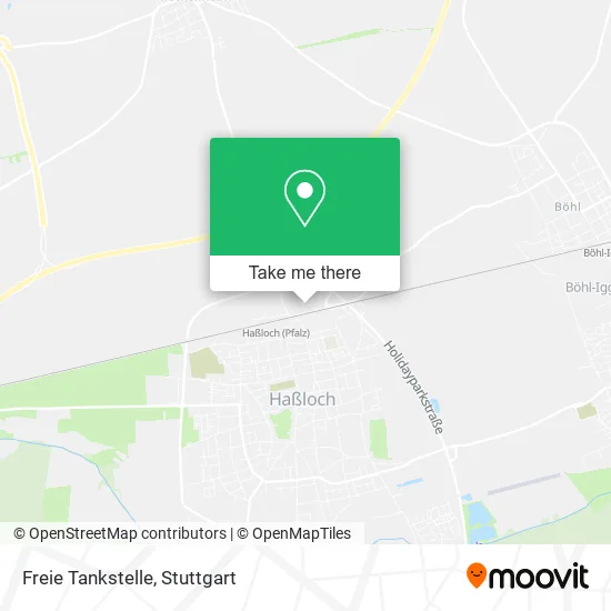 Карта Freie Tankstelle