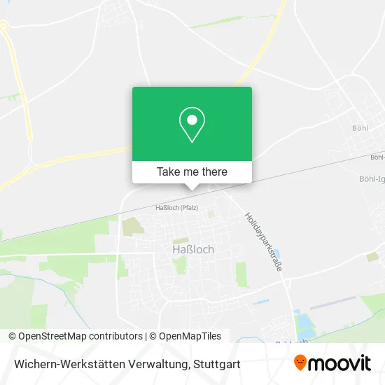 Карта Wichern-Werkstätten Verwaltung