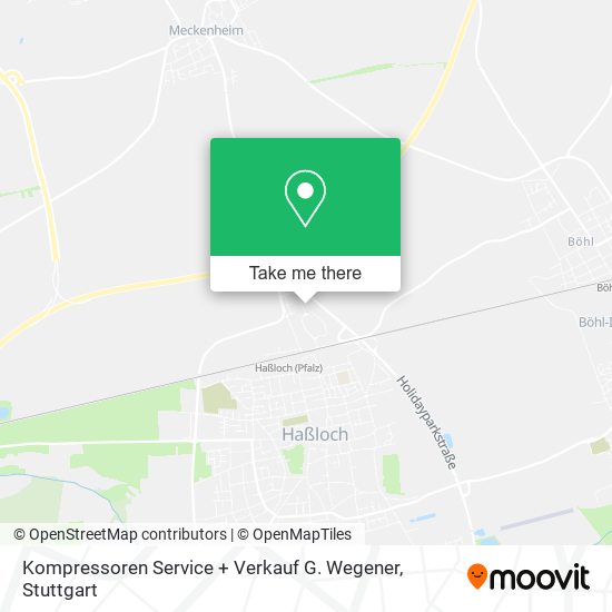 Карта Kompressoren Service + Verkauf G. Wegener