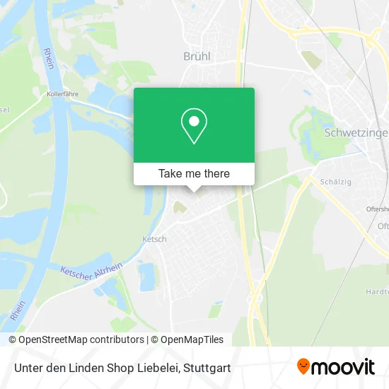 Карта Unter den Linden Shop Liebelei