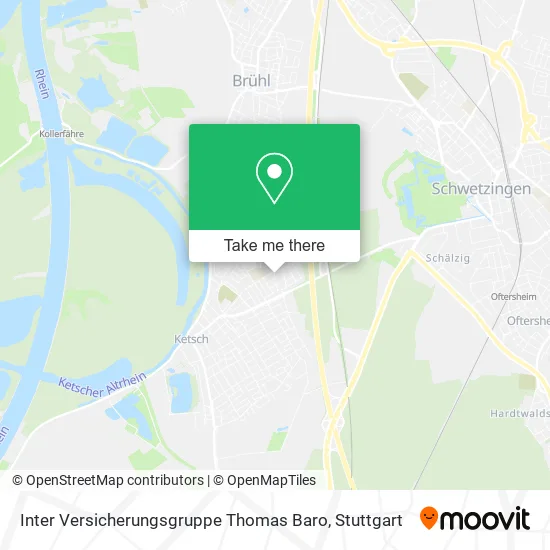 Карта Inter Versicherungsgruppe Thomas Baro