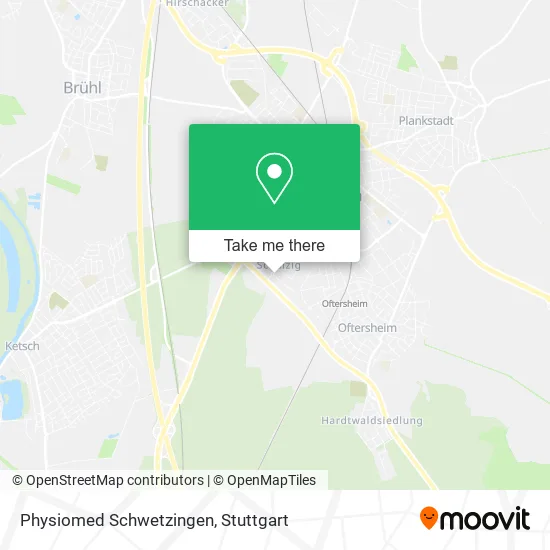 Карта Physiomed Schwetzingen