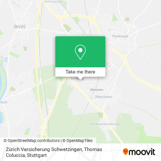 Карта Zürich Versicherung Schwetzingen, Thomas Coluccia