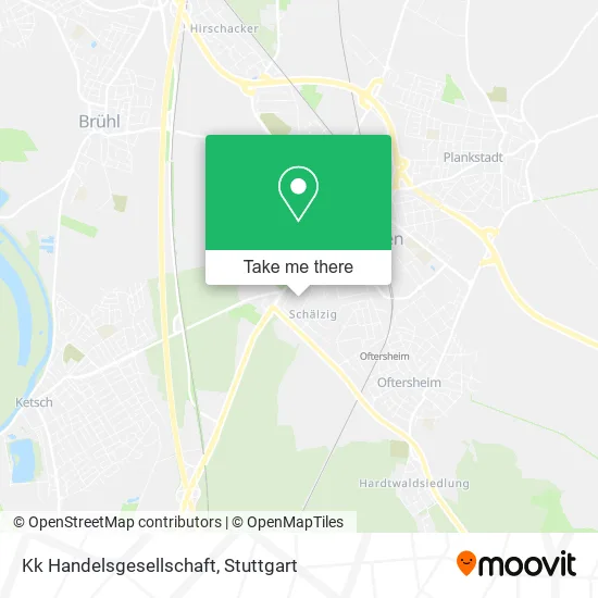 Карта Kk Handelsgesellschaft