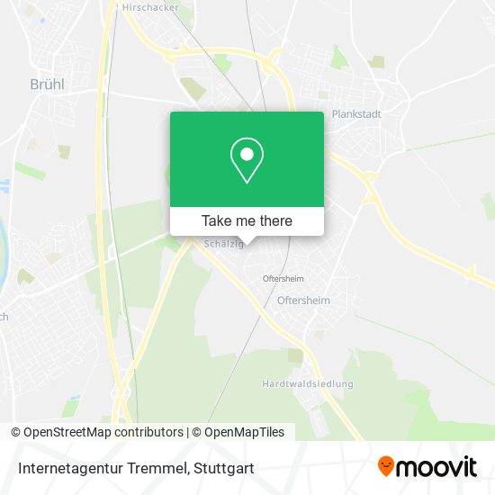 Internetagentur Tremmel map