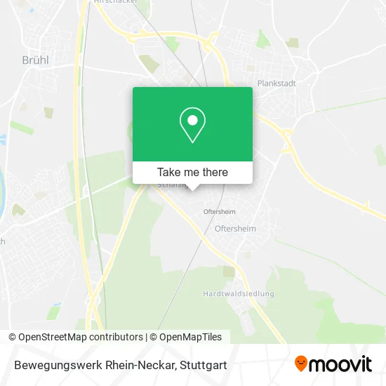 Карта Bewegungswerk Rhein-Neckar
