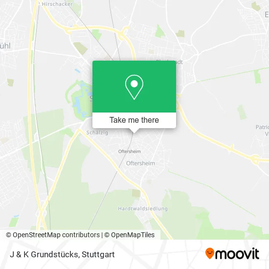 Карта J & K Grundstücks