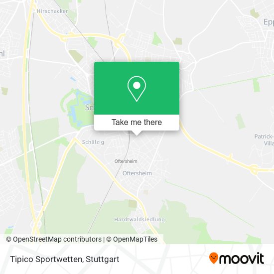 Tipico Sportwetten map