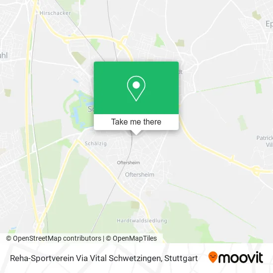 Карта Reha-Sportverein Via Vital Schwetzingen