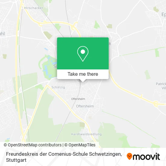 Карта Freundeskreis der Comenius-Schule Schwetzingen