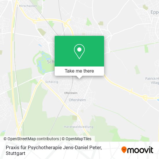 Карта Praxis für Psychotherapie Jens-Daniel Peter