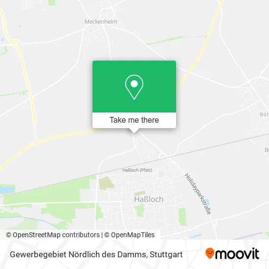 Карта Gewerbegebiet Nördlich des Damms