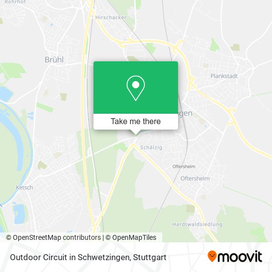 Карта Outdoor Circuit in Schwetzingen