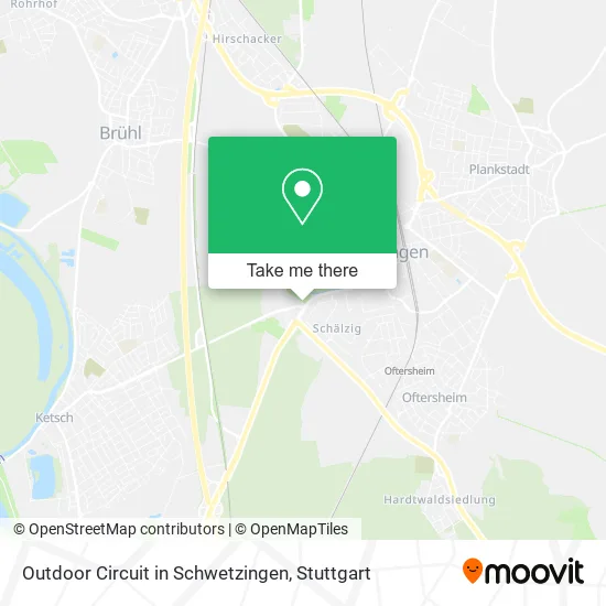 Карта Outdoor Circuit in Schwetzingen
