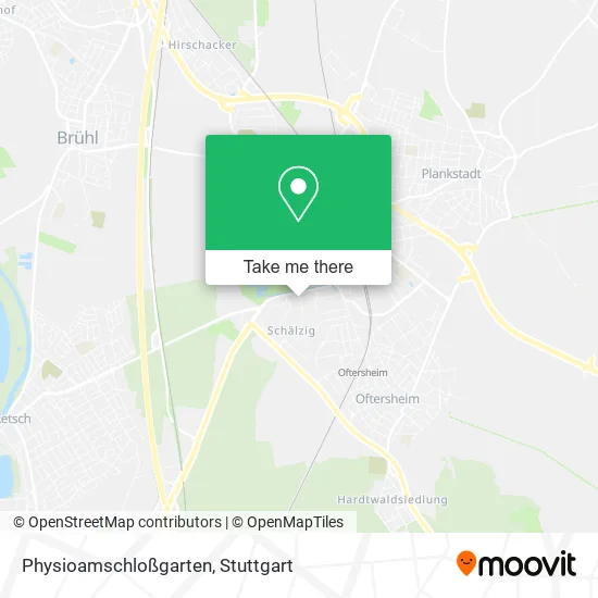 Карта Physioamschloßgarten