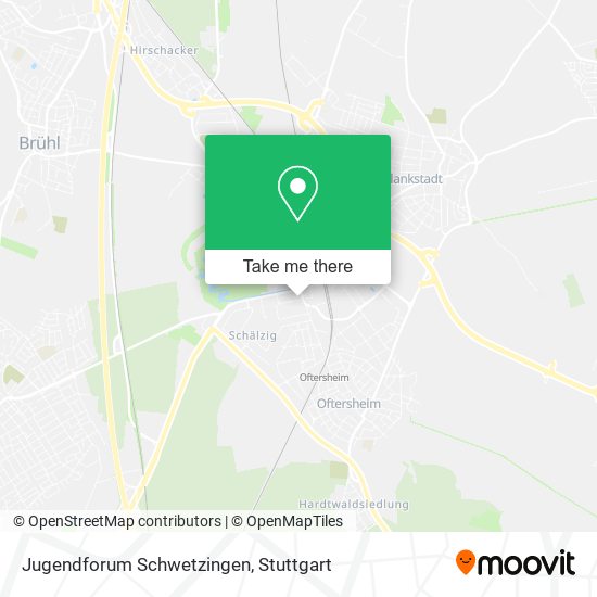 Jugendforum Schwetzingen map