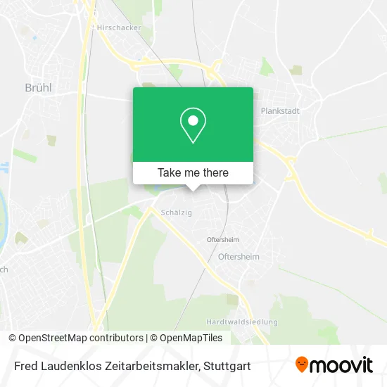 Карта Fred Laudenklos Zeitarbeitsmakler