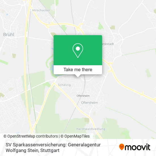 Карта SV Sparkassenversicherung: Generalagentur Wolfgang Stein