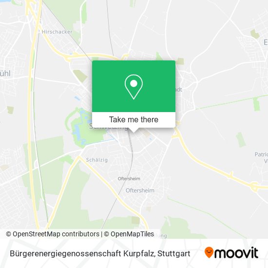 Карта Bürgerenergiegenossenschaft Kurpfalz